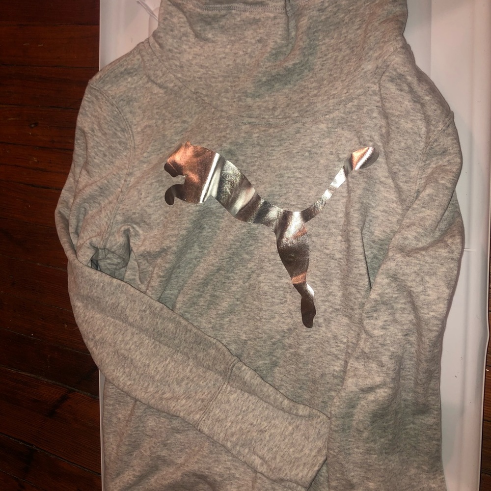 puma sweatshirt (no hood, high neck)